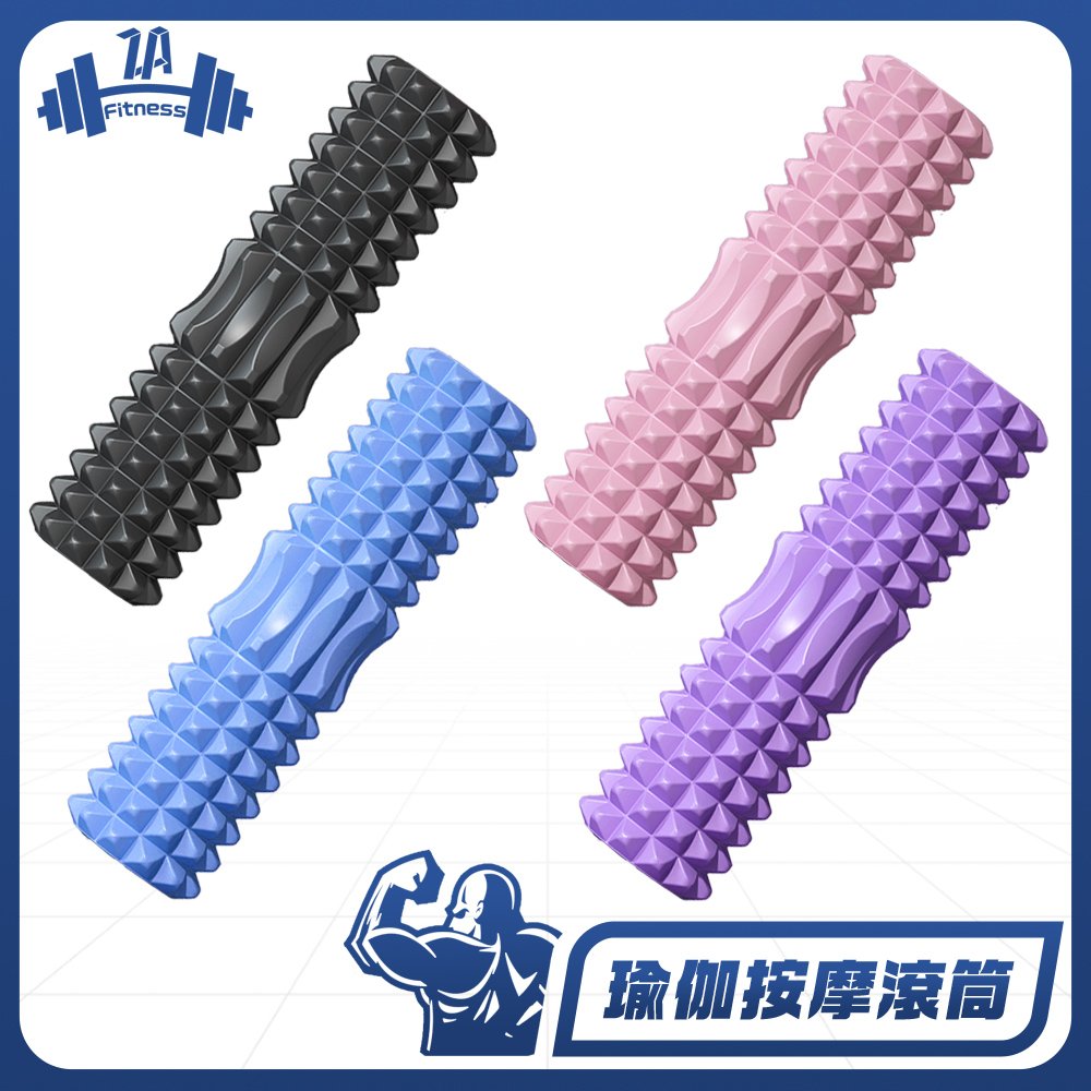 Fitness 仿生月牙按摩滾筒滾輪