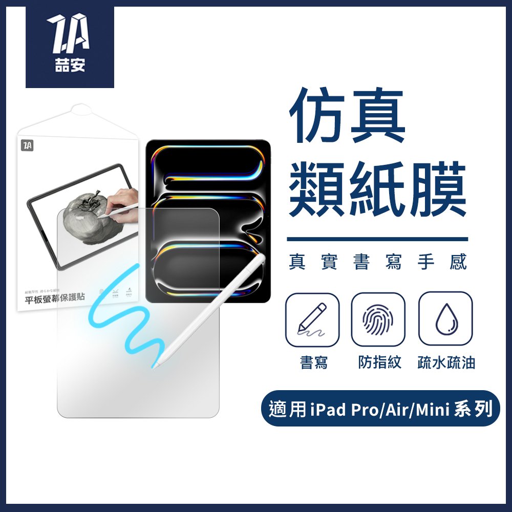 高清類紙膜平板螢幕保護貼 適用iPad